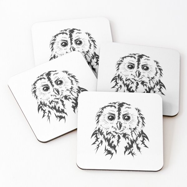 Aperçu de l'œuvre Hibou oiseau symbole animaux illustration graphique look art créée et vendue par AndreMi.