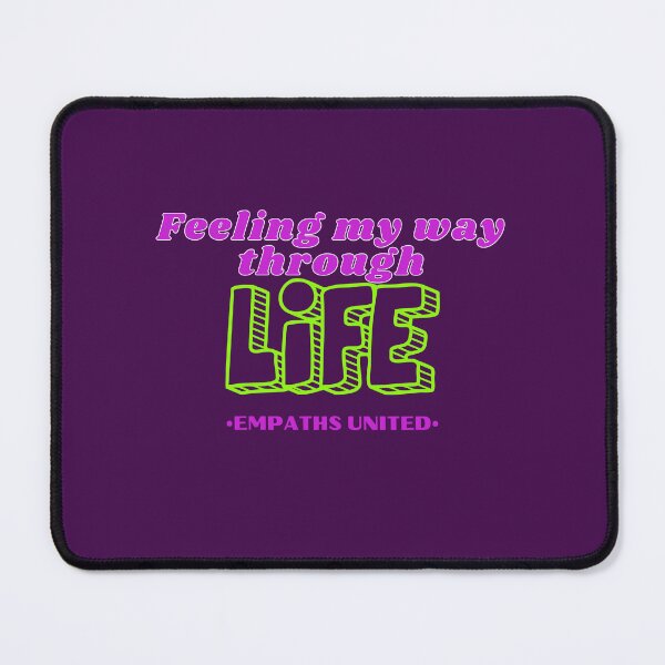 Item preview,  Feeling my way through LIFE Empaths United  ( purple/green design) designed and sold by WithAngela.
