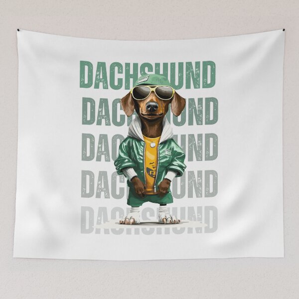 Item preview, Adventurous Dachshund Tee | Cartoonish Dog Lover Shirt designed and sold by Moisky Art.