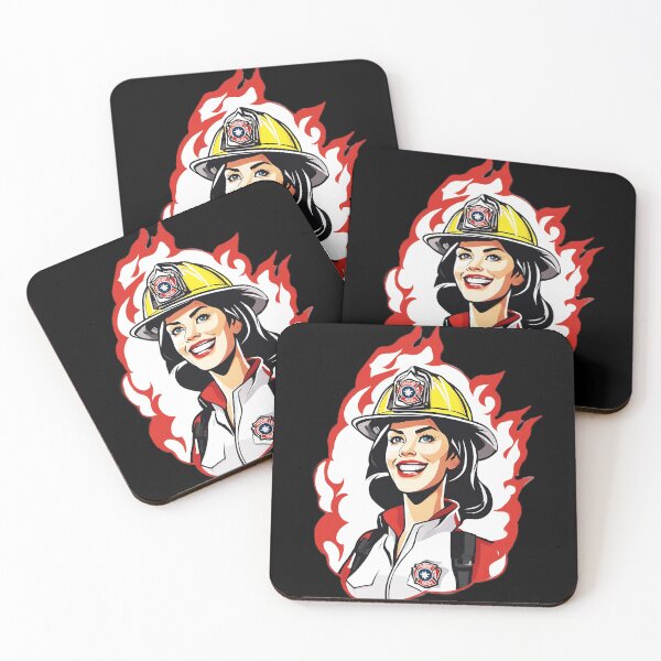 Item preview, Courageous Firewoman Firefighter Valor designed and sold by SAS-Designer.