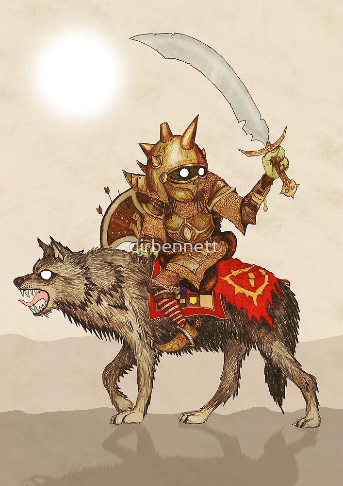 "Goblin Wolf Cavalry" by Redbubble