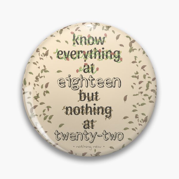 Item preview, KNOW EVERYTHING @18 BUT NOTHING @22 LEAVES designed and sold by ulricateodoro.