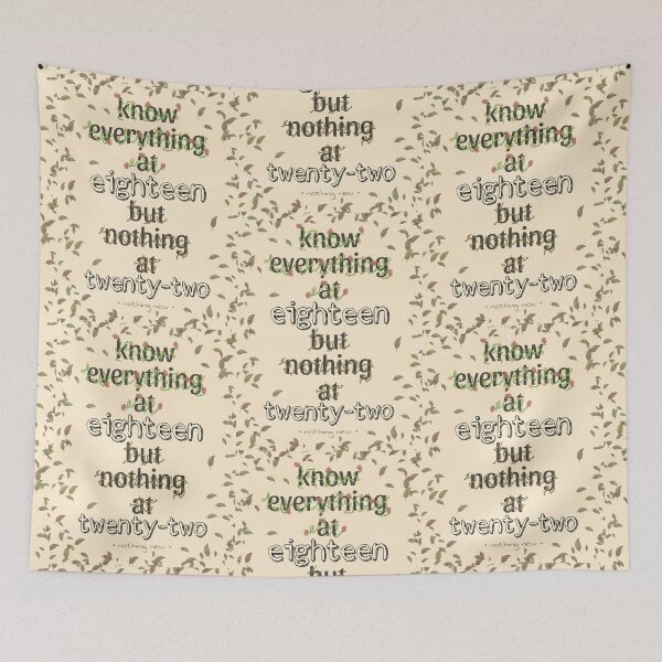 Item preview, KNOW EVERYTHING @18 BUT NOTHING @22 LEAVES designed and sold by ulricateodoro.