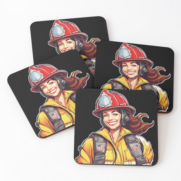 Item preview, Courageous Firewoman Firefighter Valor designed and sold by SAS-Designer.
