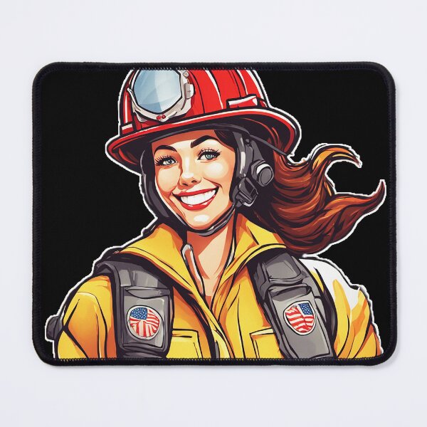 Item preview, Courageous Firewoman Firefighter Valor designed and sold by SAS-Designer.