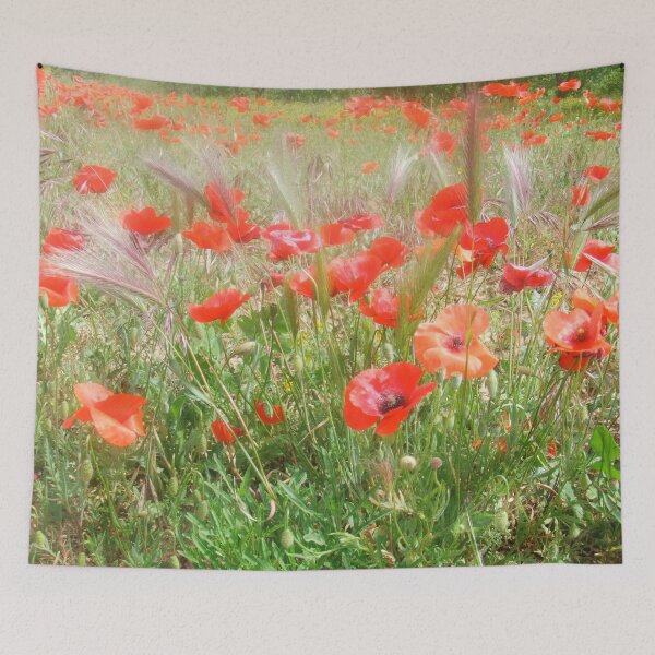 Aperçu de l'œuvre champ de coquelicots créée et vendue par MirelleHDB.