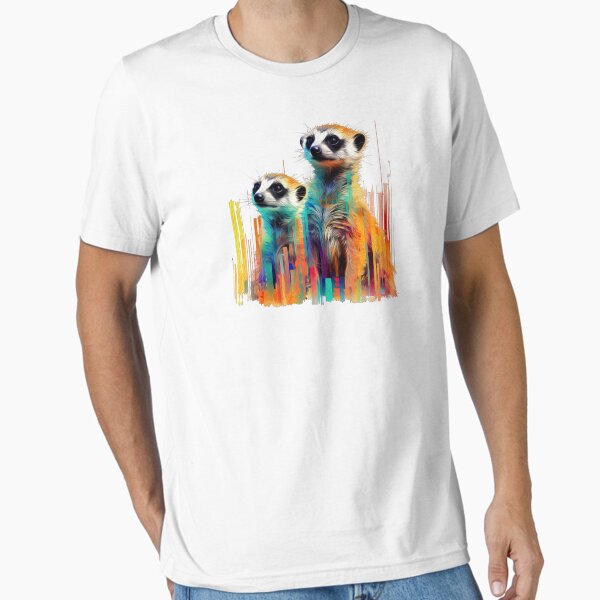 Item preview, Meerkats, digital painting designed and sold by OlmArtify.