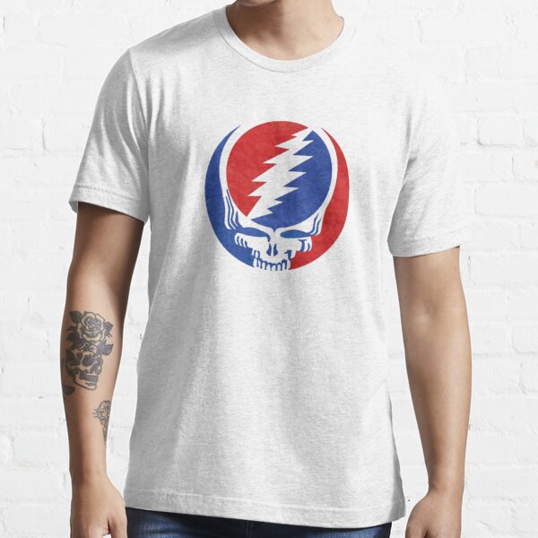 Grateful Dead SYF Vintage Dark Heather Grey Poly-Cotton T-Shirt