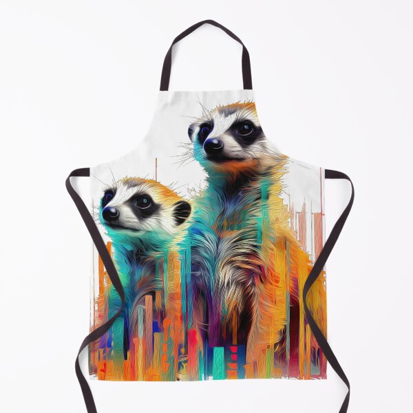 Item preview, Meerkats, digital painting designed and sold by OlmArtify.