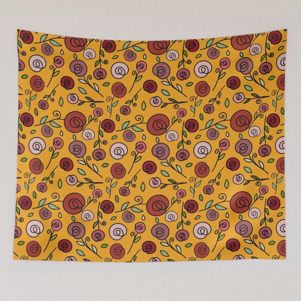 Item preview, Roses with leaves - Artline designed and sold by Zeewind.