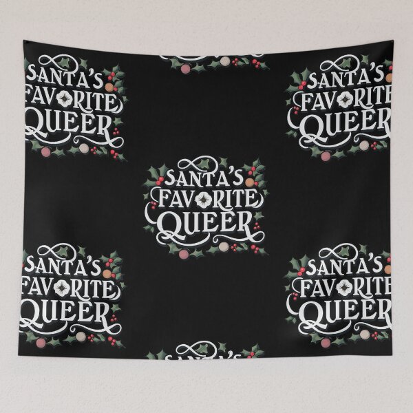 Item preview, Humorous Christmas Gift: Santa's Favorite Queer designed and sold by randomorder.
