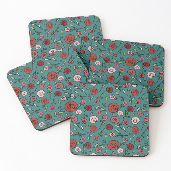 Item preview, Roses with leaves - Artline designed and sold by Zeewind.