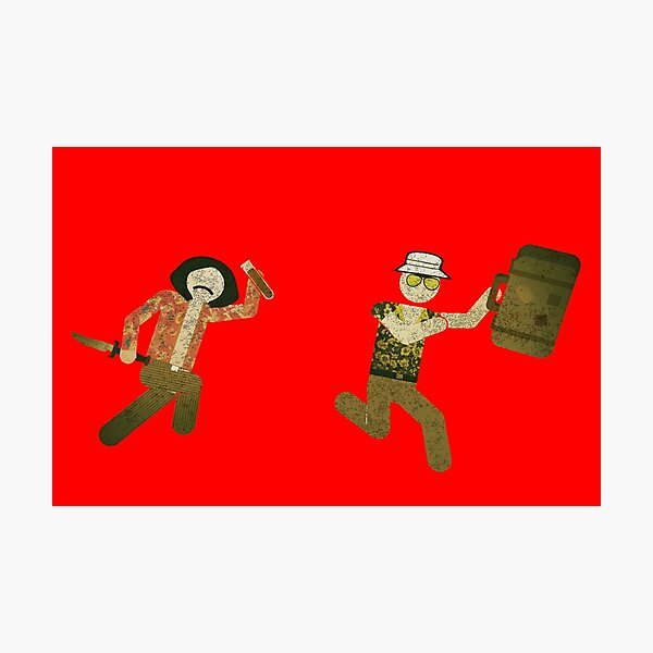 Item preview, Pictogram Graphic Design Art - Movie inspiration - Fear and loathing in Las Vegas designed and sold by PeterADesign.