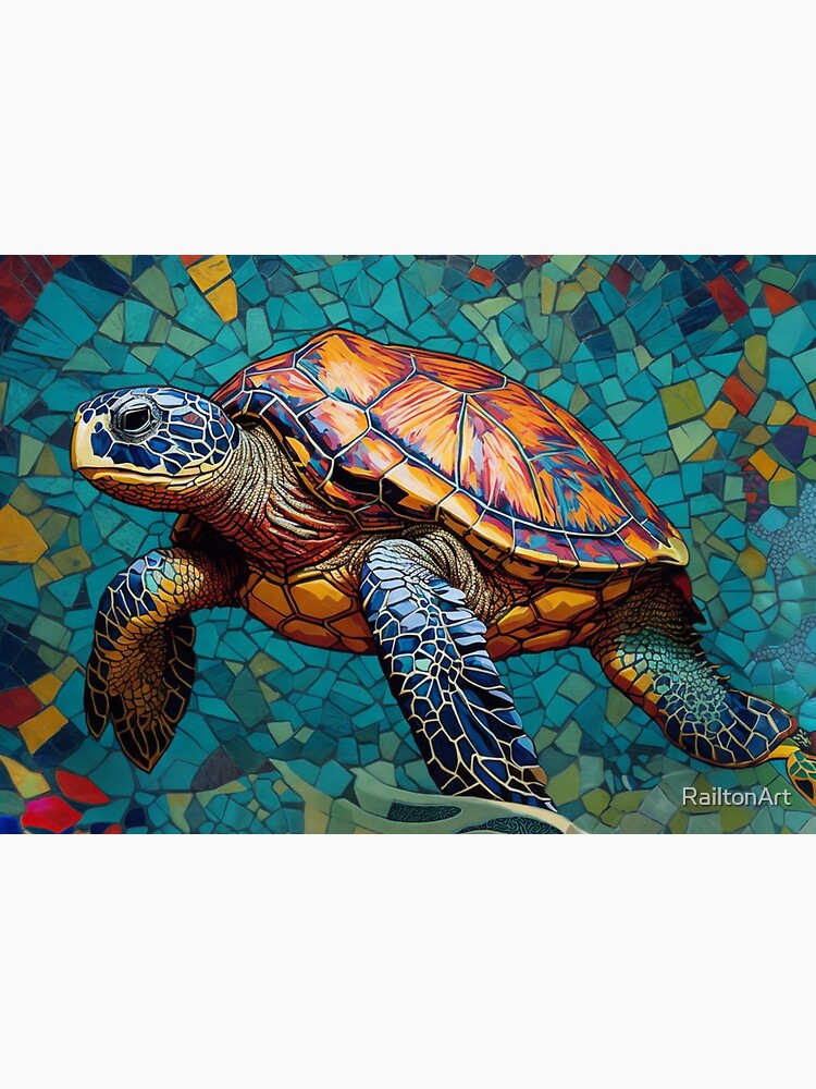 Mosaic Sea Turtle