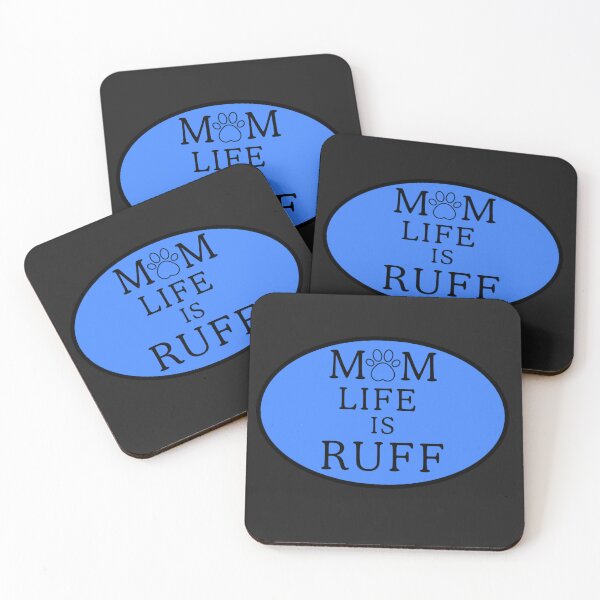 Item preview, BLue Mom Life is Ruff Dog Sticker designed and sold by ImagStation.