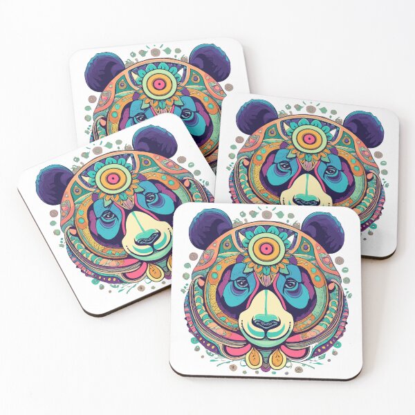 Item preview, Panda-ora's Colorful Mindala: A Punderful Journey into Zen-finity!' designed and sold by ArtQueen777.