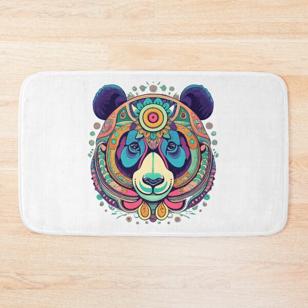 Item preview, Panda-ora's Colorful Mindala: A Punderful Journey into Zen-finity!' designed and sold by ArtQueen777.