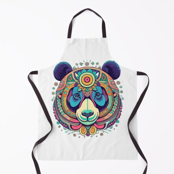 Item preview, Panda-ora's Colorful Mindala: A Punderful Journey into Zen-finity!' designed and sold by ArtQueen777.