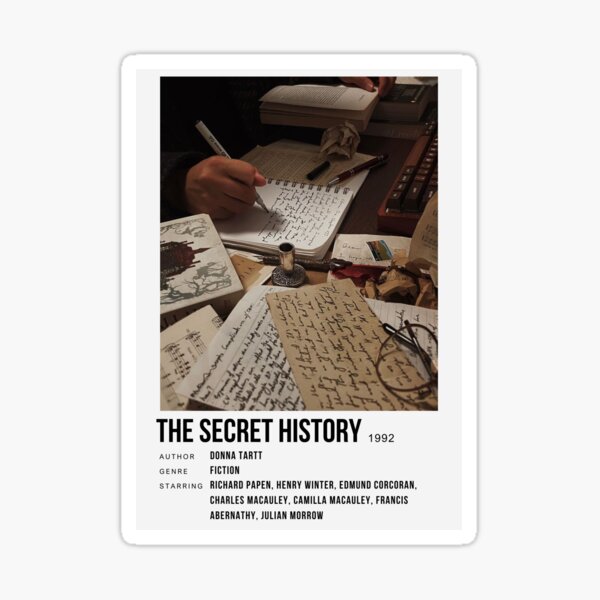 Item preview, the secret history by Donna Tartt book poster  designed and sold by catdiasart.