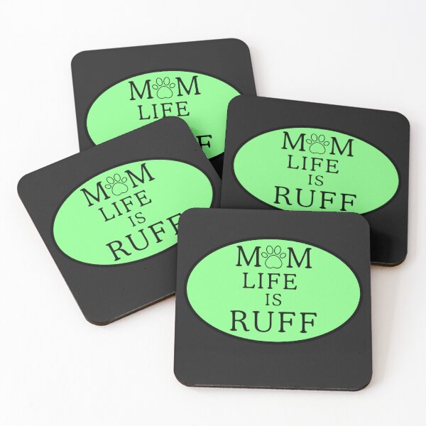 Item preview, Green Mom Life is Ruff Dog Sticker designed and sold by ImagStation.
