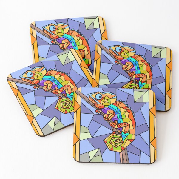 Item preview, Stain glass chameleon. designed and sold by Kendra Malcolm.