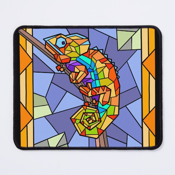 Item preview, Stain glass chameleon. designed and sold by Kendra Malcolm.