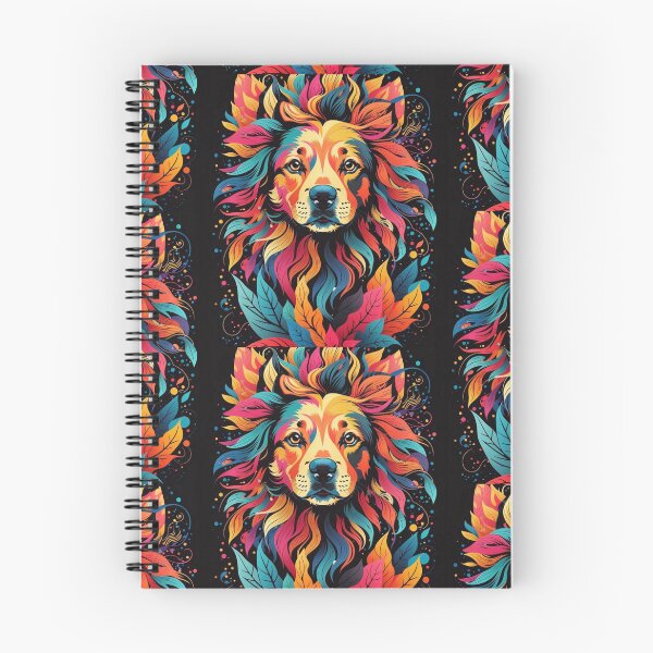 Item preview, Dog Head With Vivid Colorful Hair designed and sold by Fevka Akh.