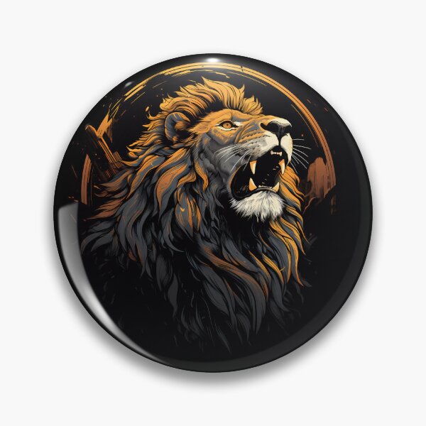 Item preview, “Royal Roar: Dominant Lion” designed and sold by Art-Vortex-fr.
