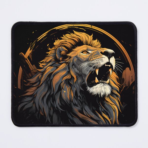 Item preview, “Royal Roar: Dominant Lion” designed and sold by Art-Vortex-fr.