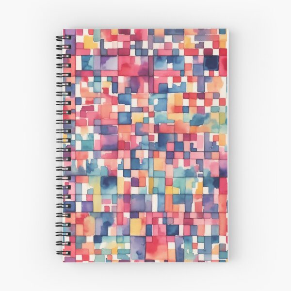 Item preview, Watercolor checkered pattern designed and sold by MadiCraft.