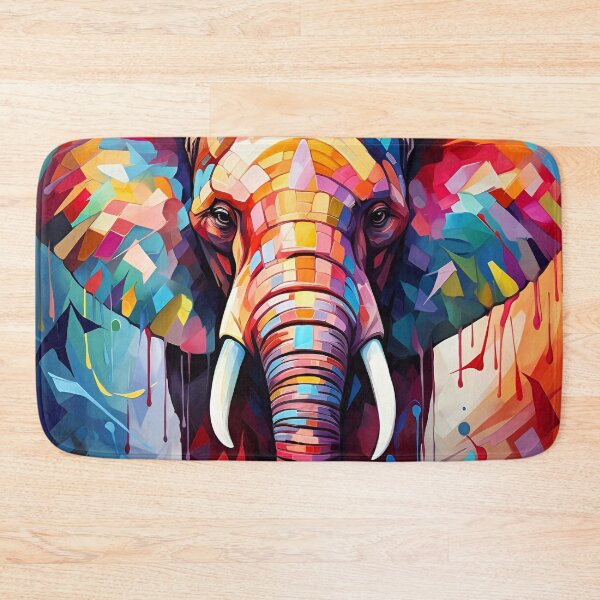 Item preview, Colorful Abstract polygon exotic animal print designed and sold by dcrc.
