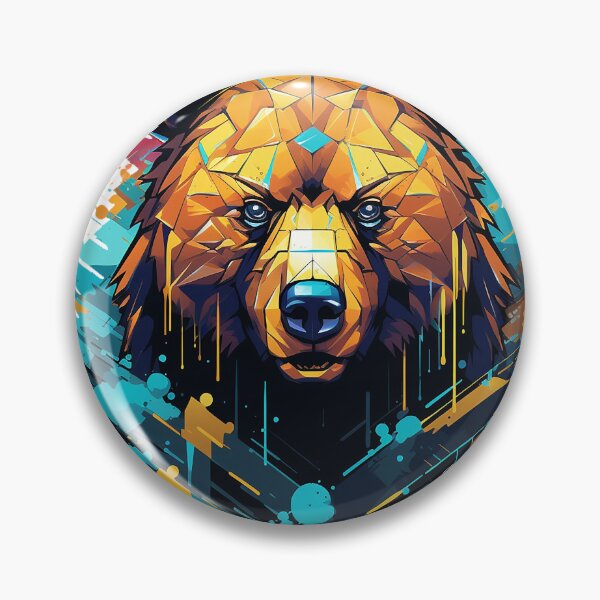 Item preview, Graffiti Grizzly Vision,bear grazer designed and sold by pkk1designsart.