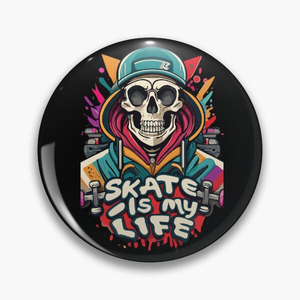 Item preview, Skate Is My Life Skeleton Style  designed and sold by limos.