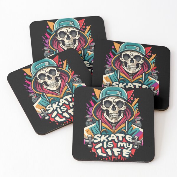 Item preview, Skate Is My Life Skeleton Style  designed and sold by limos.