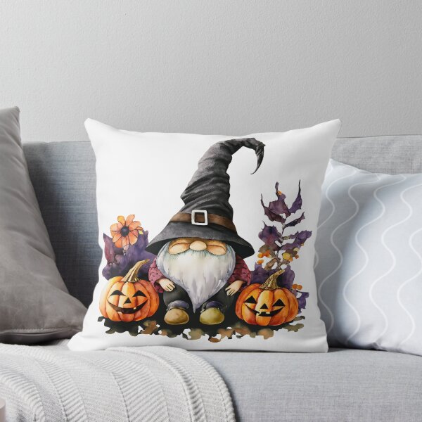 Item preview, Gnome with flowers, leaves and Halloween pumpkins designed and sold by Cute-and-Co.