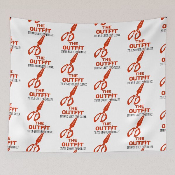 Item preview, the outfit movie 2022 scissors and British gangster film graphic design designed and sold by ironpalette.