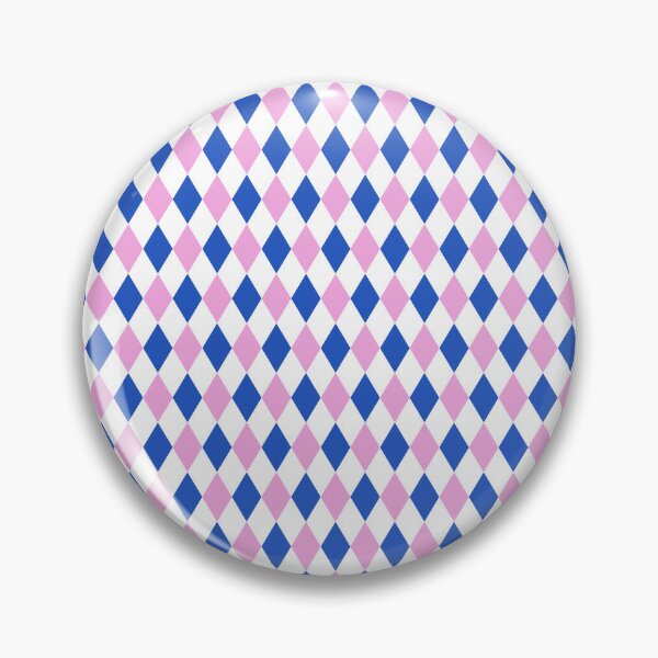 Artikelvorschau, Dopamin-Dressing mit Harlekinmuster, weiß, rosa, blau 2 entworfen und verkauft von Colorblizz.