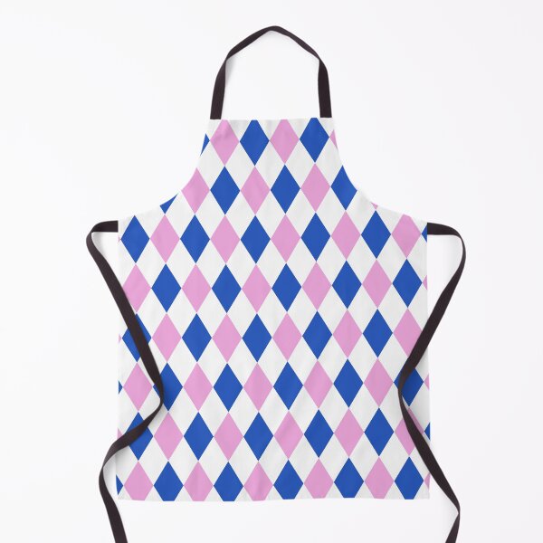Item preview, Harlequin pattern dopamine dressing white pink blue 2 designed and sold by Colorblizz.