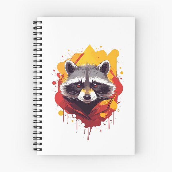 Item preview, Vibrant Kawaii Raccoon Delight designed and sold by irosh madushan.