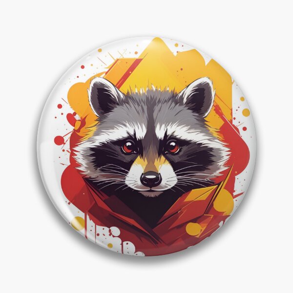 Item preview, Vibrant Kawaii Raccoon Delight designed and sold by irosh madushan.