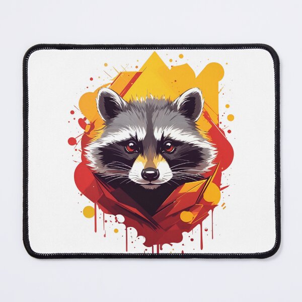 Item preview, Vibrant Kawaii Raccoon Delight designed and sold by irosh madushan.
