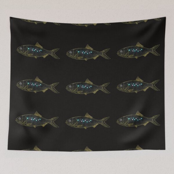 Item preview, Menhaden Bunker Neon Design Print  designed and sold by designsasstultd.