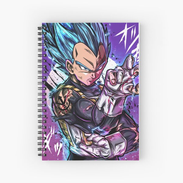 Aperçu de l'œuvre Super Saiyan Bleu Vegeta Pop Style créée et vendue par QuietJamsDesign.