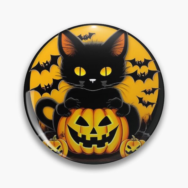 Item preview, ¿Murciélagos, calabazas y un gato misterioso? designed and sold by DESIGNSPACK ® ✅.