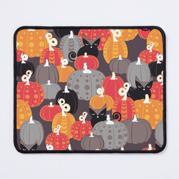 Item preview, Find the Halloween Black Cat // kitties and pumpkins designed and sold by SelmaCardoso.