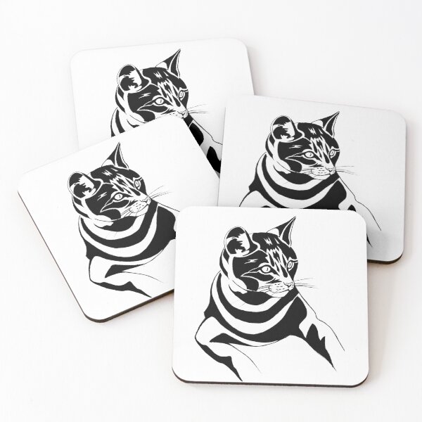 Item preview, Tribal style cat designed and sold by Chrisletang.