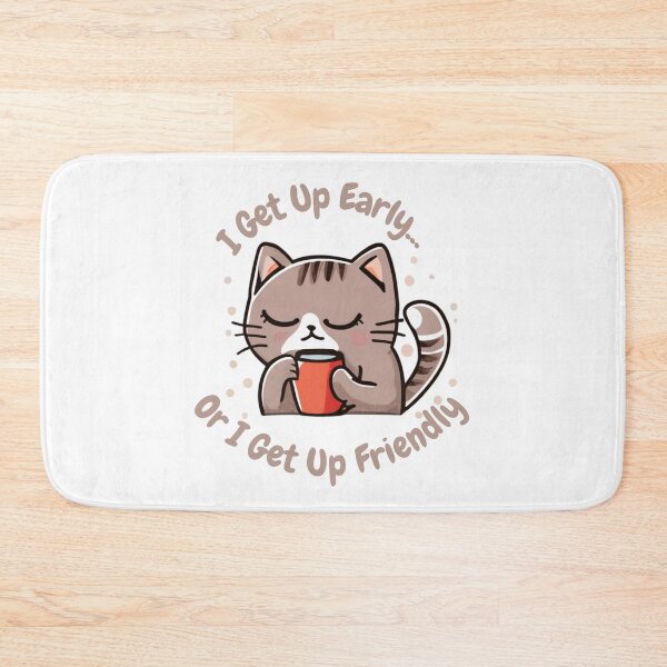 Item preview, Kawaii Kitten: Wake Up Early or Wake Up Friendly! designed and sold by Mantasrl.