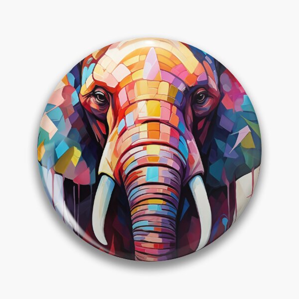 Item preview, Colorful Abstract polygon exotic animal print designed and sold by dcrc.