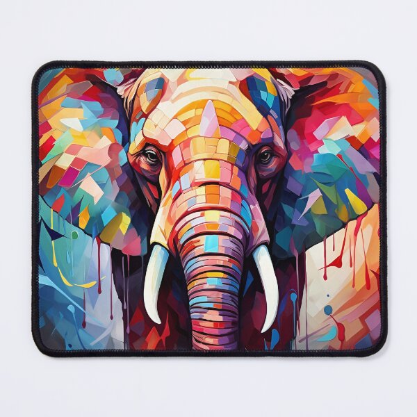 Item preview, Colorful Abstract polygon exotic animal print designed and sold by dcrc.