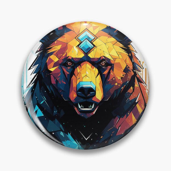 Item preview, Urban Futuristic Grizz,bear grazer designed and sold by pkk1designsart.